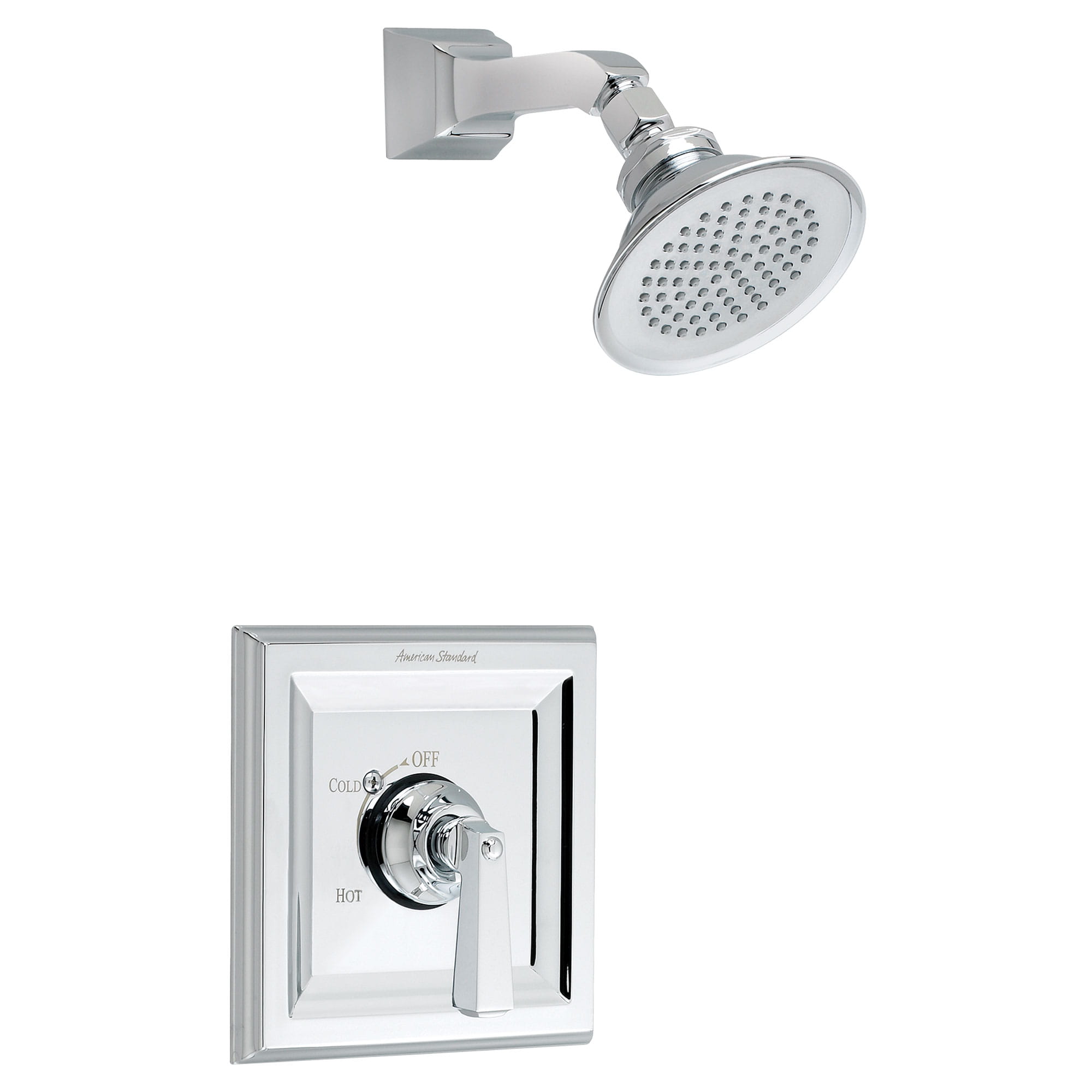 Town Square 25 GPM Shower Trim Kit with Rain Showerhead and Lever Handle CHROME